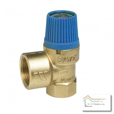 Poistný ventil SVW 3/4" 8,0 BAR